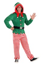 Adult Elf Jumpsuit Costume Alt 5