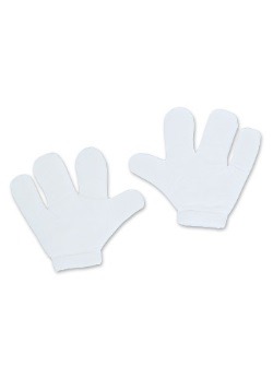 White Cartoon Gloves