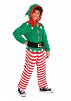 Kids Elf Onesie Costume Main 1