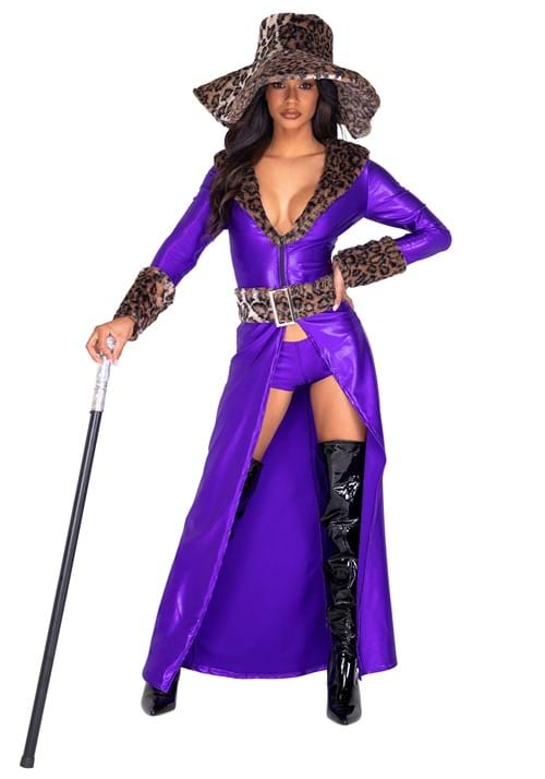 Womens Sexy Made of Money Pimp Costume Alt 1