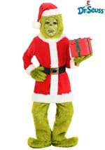 The Grinch Child Santa Open Face Costume Alt 5