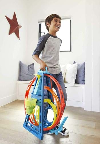 hot wheels triple loop launcher