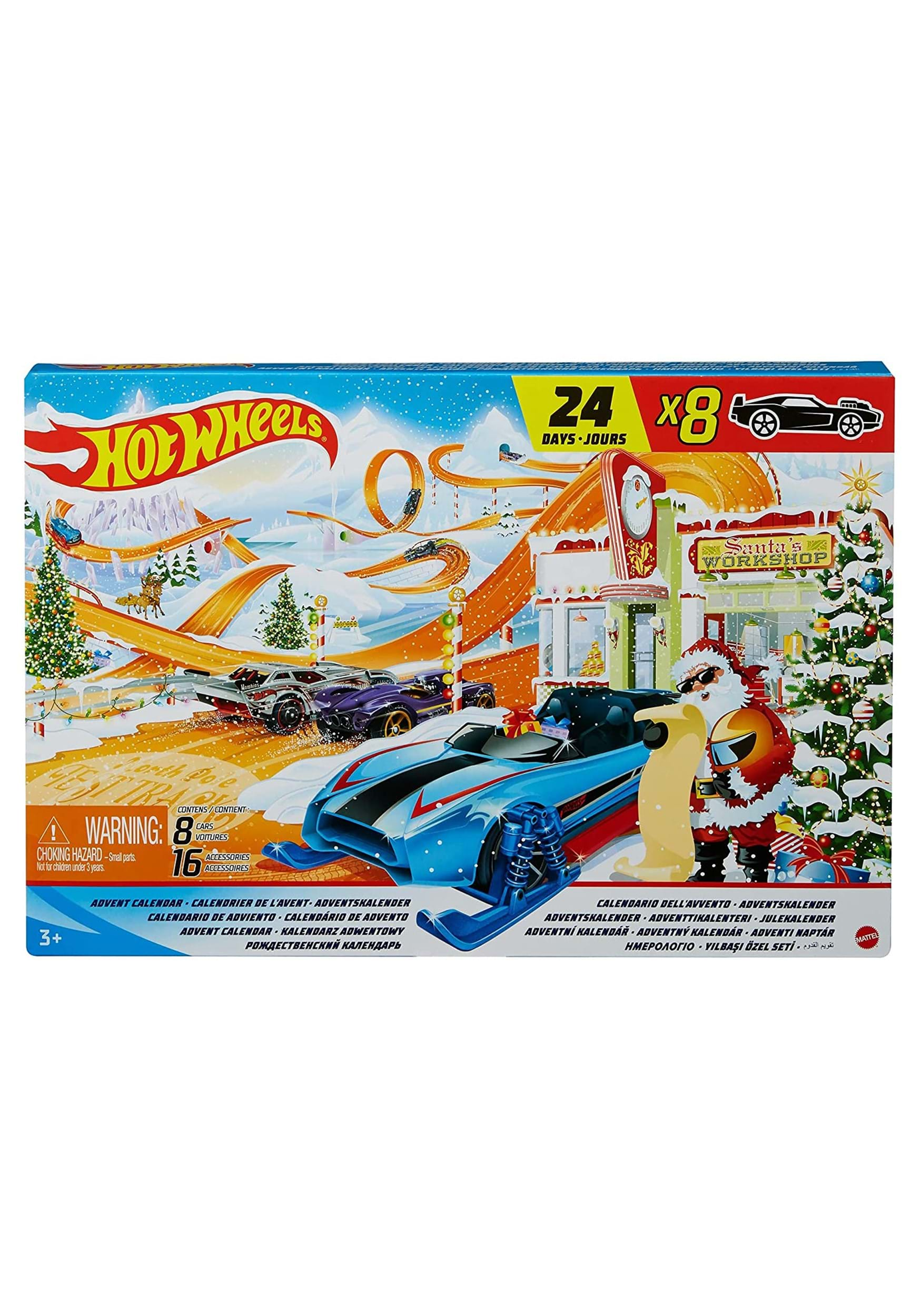 hot wheels toy advent calendar