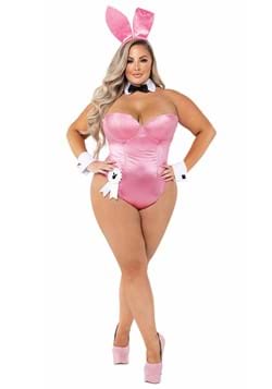 Women's Plus Pink Playboy Bunny Costume