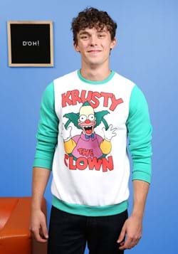 Cakeworthy Krusty The Clown Unisex Crewneck Sweater