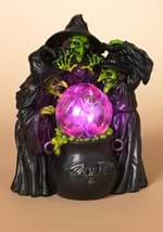 10" Witches & Cauldron w/Static Lighted Magic Ball Alt 1