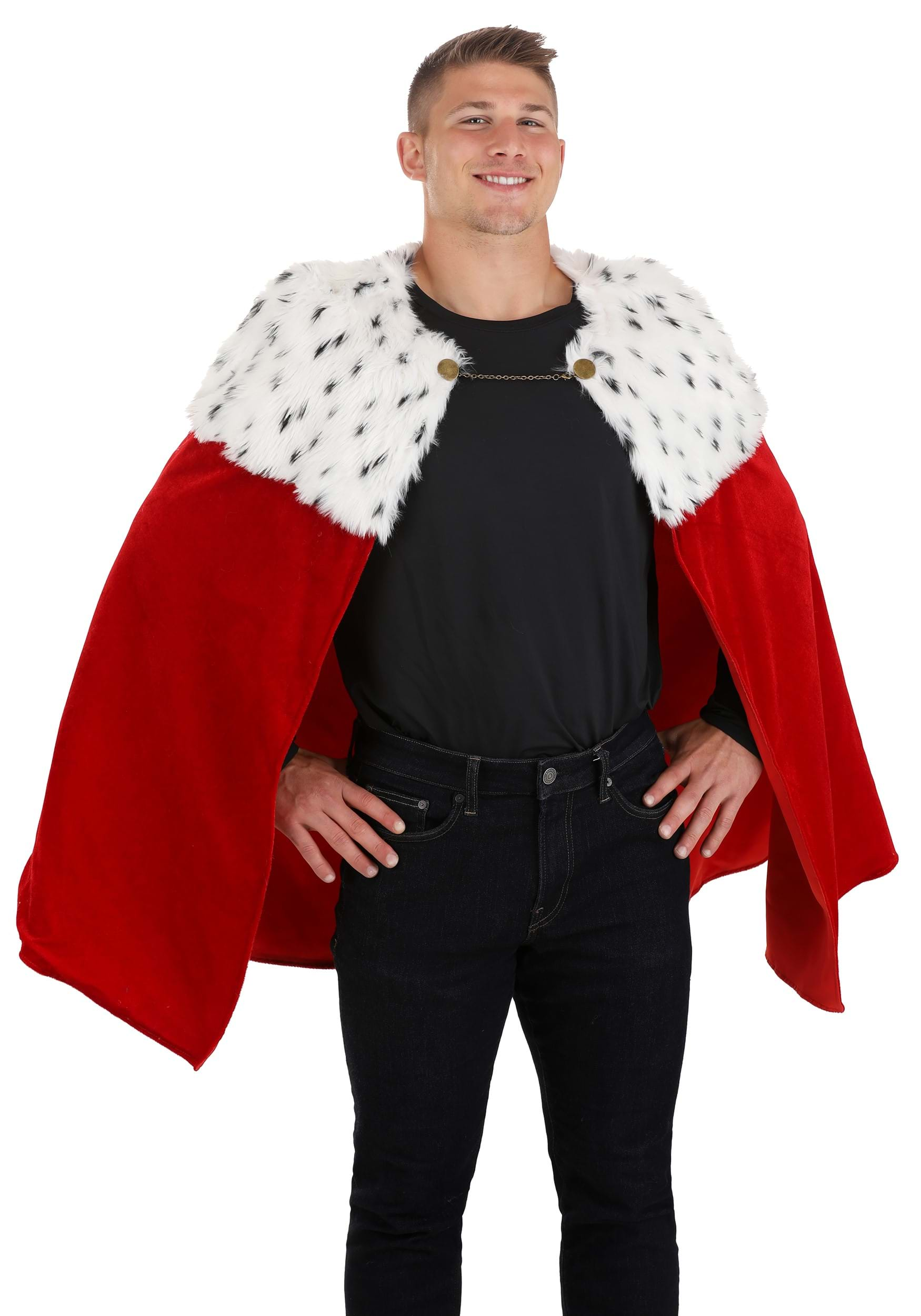 Medium Royal Cape Accessory For Adults , King And Queen Accessories