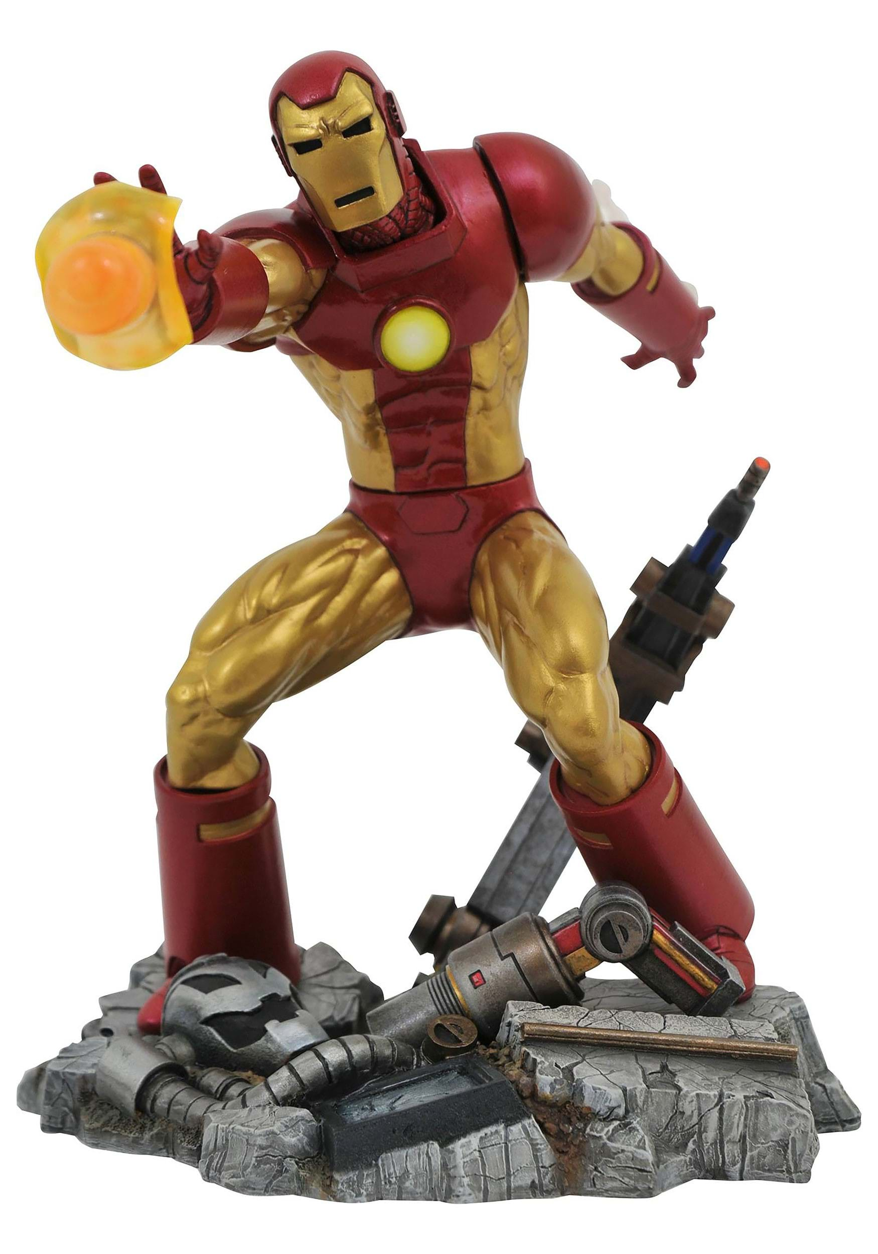 diamond select iron man statue