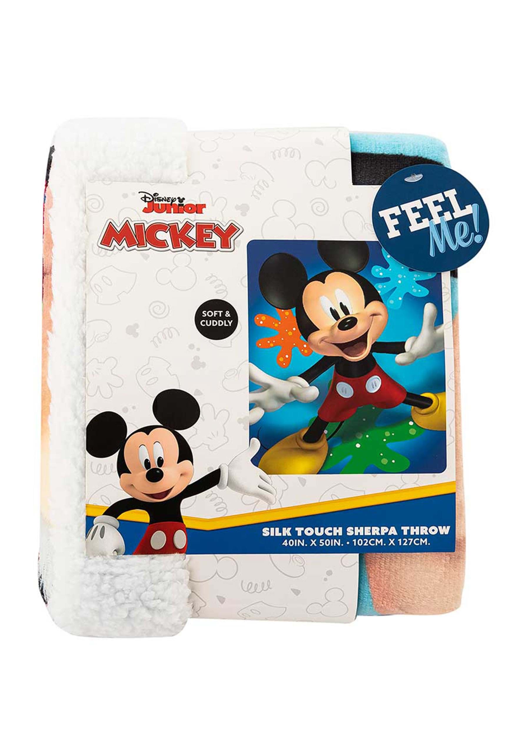 Disney Mickey Mouse Splat Attack 40x50in Sherpa Throw