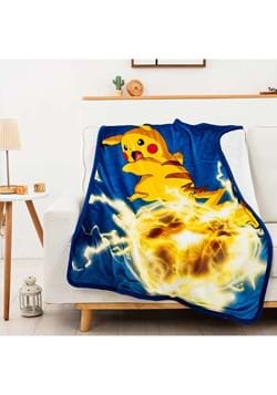 Pokemon Electro Shock 40 x 50 Sherpa Blanket