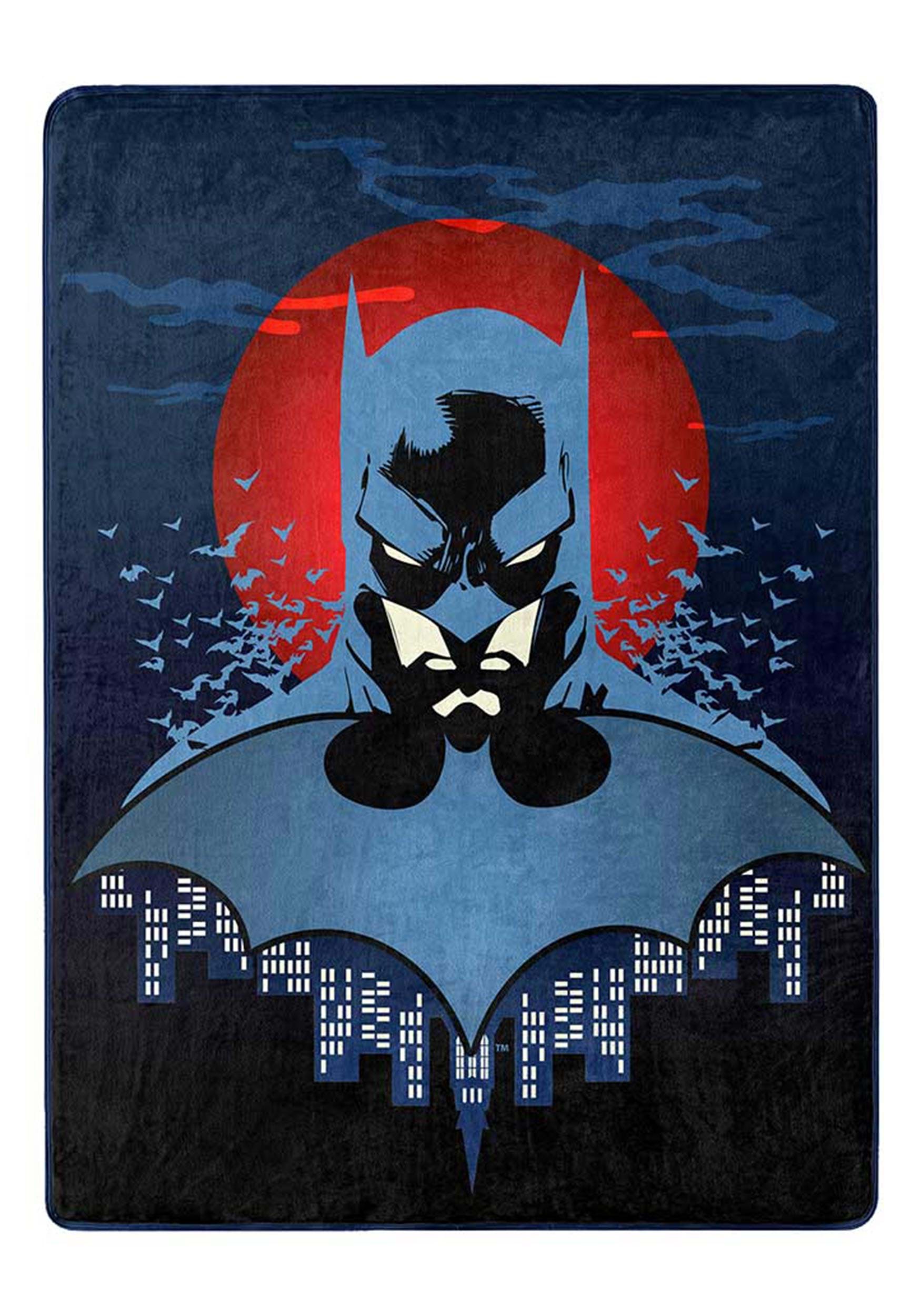 46x60 Silk Throw Blanket Batman Anti Hero , DC Blankets