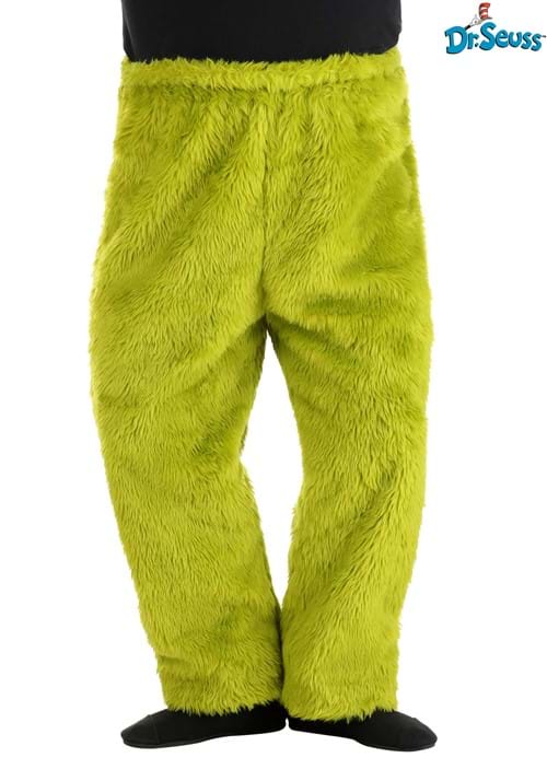 Dr. Seuss Grinch Plus Size Adult Fur Pants