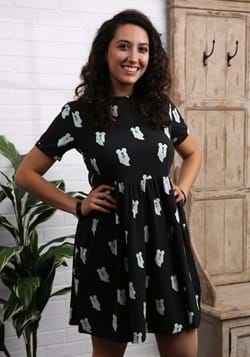 MICKEY GHOST BUTTON UP DRESS-1