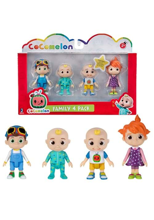 CoComelon 4 Figure Family Pack Set