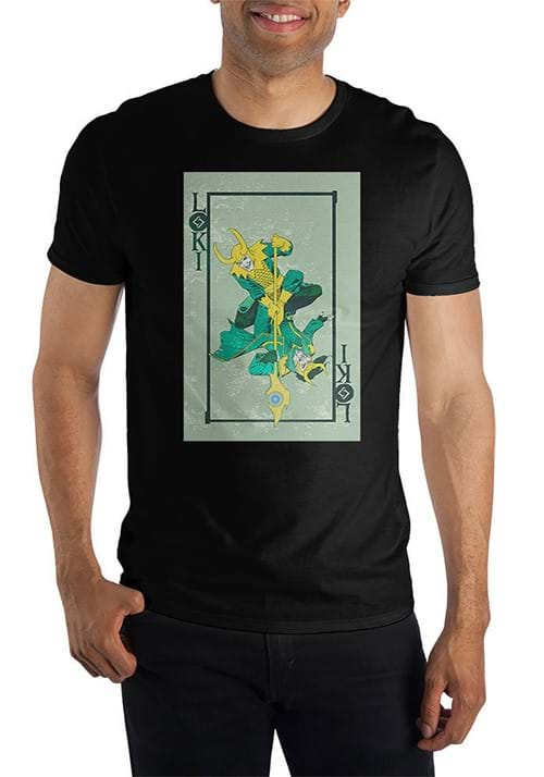 MARVEL LOKI PLAYING CARD UNISEX TEE