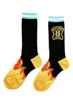 Fire Force Flaming Crew Socks Alt 1