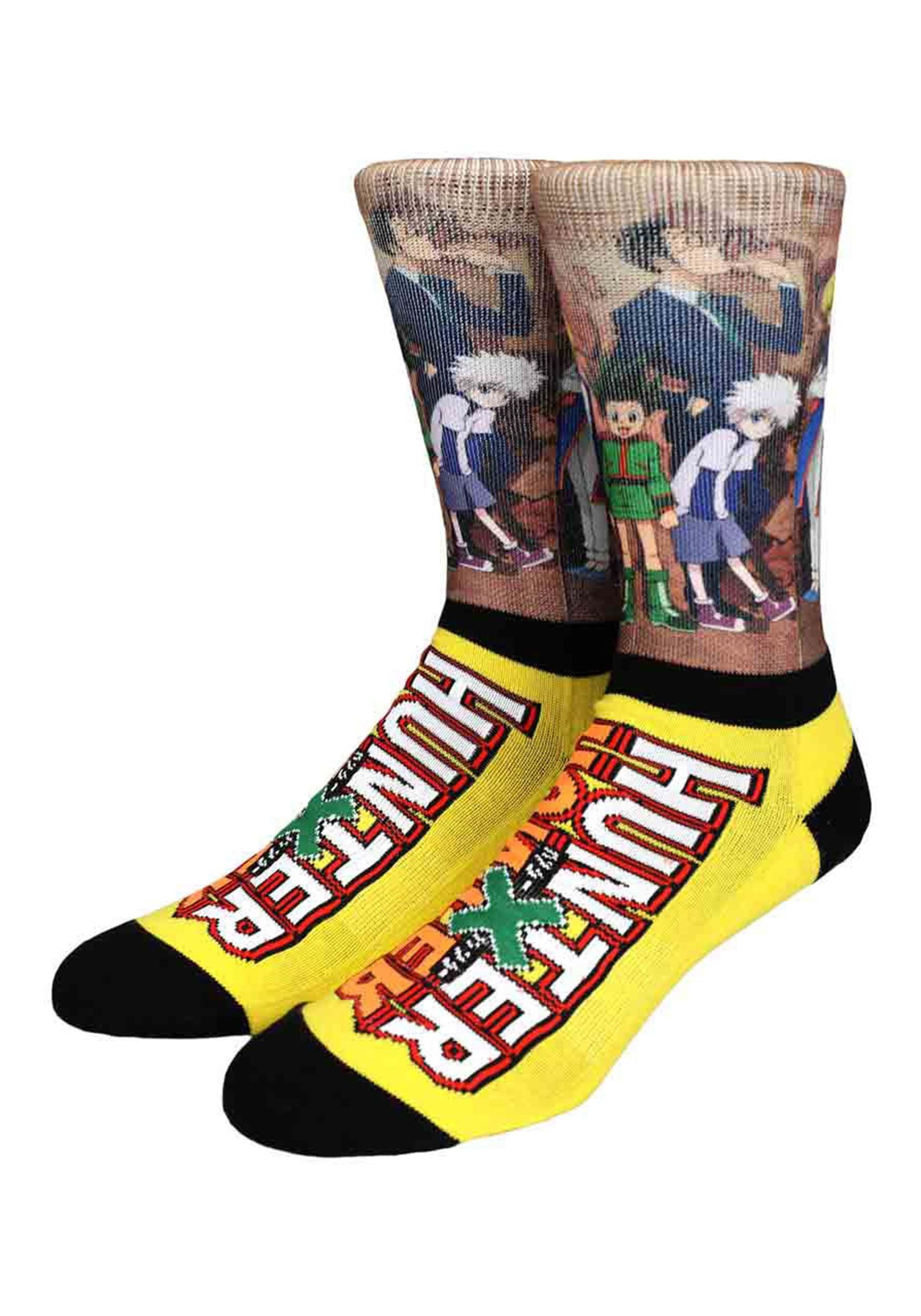 Character Sublimated Hunter X Hunter Crew Socks, Television Gifts