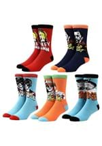 DC COMICS SUICIDE SQUAD 5 PAIR CREW SOCKS Alt 6