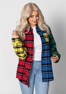 Unisex Hogwarts Patchwork Flannel Alt 7