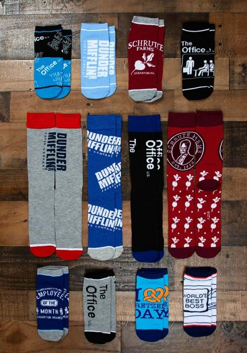 The Office 12 Days of Socks Box Set