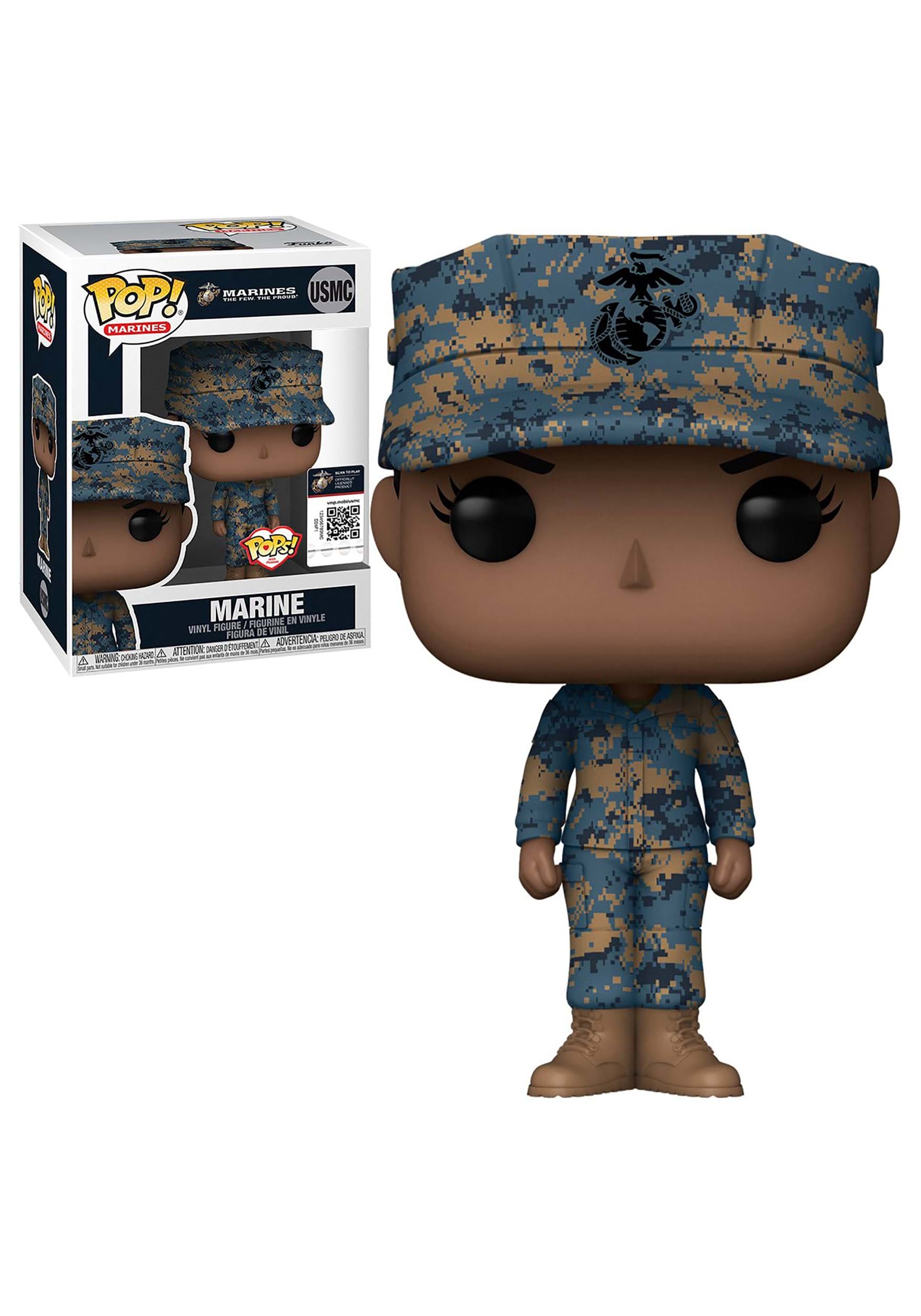 Funko POP Military: Marine Female 3 - Cammies Figure