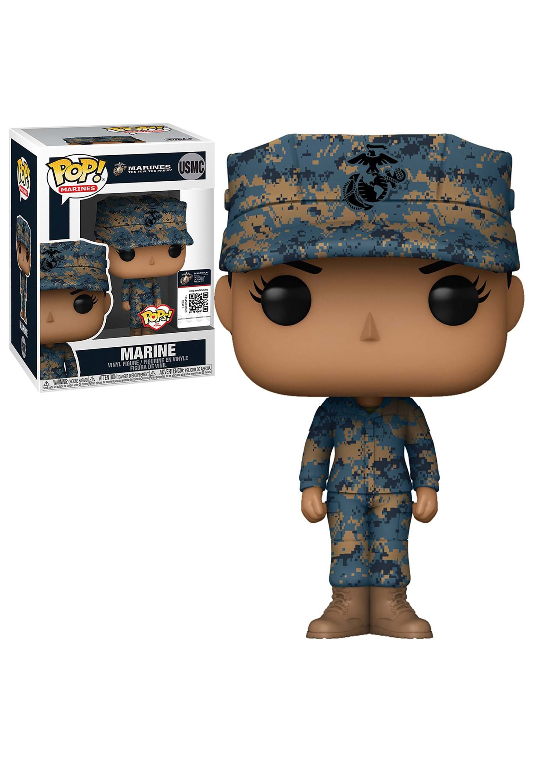 Funko POP Military: Marine Female 2 - Cammies Figure