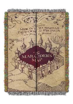 Harry Potter Marauders Map Tapestry Throw