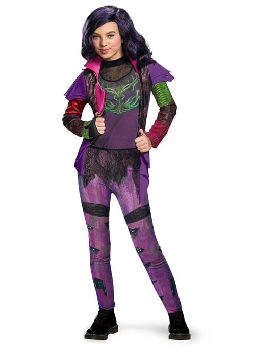 Descendants 1 Girls Mal Deluxe Costume