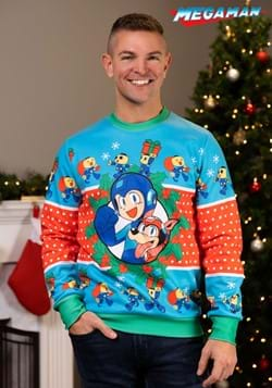 Adult Megaman Christmas Sweater