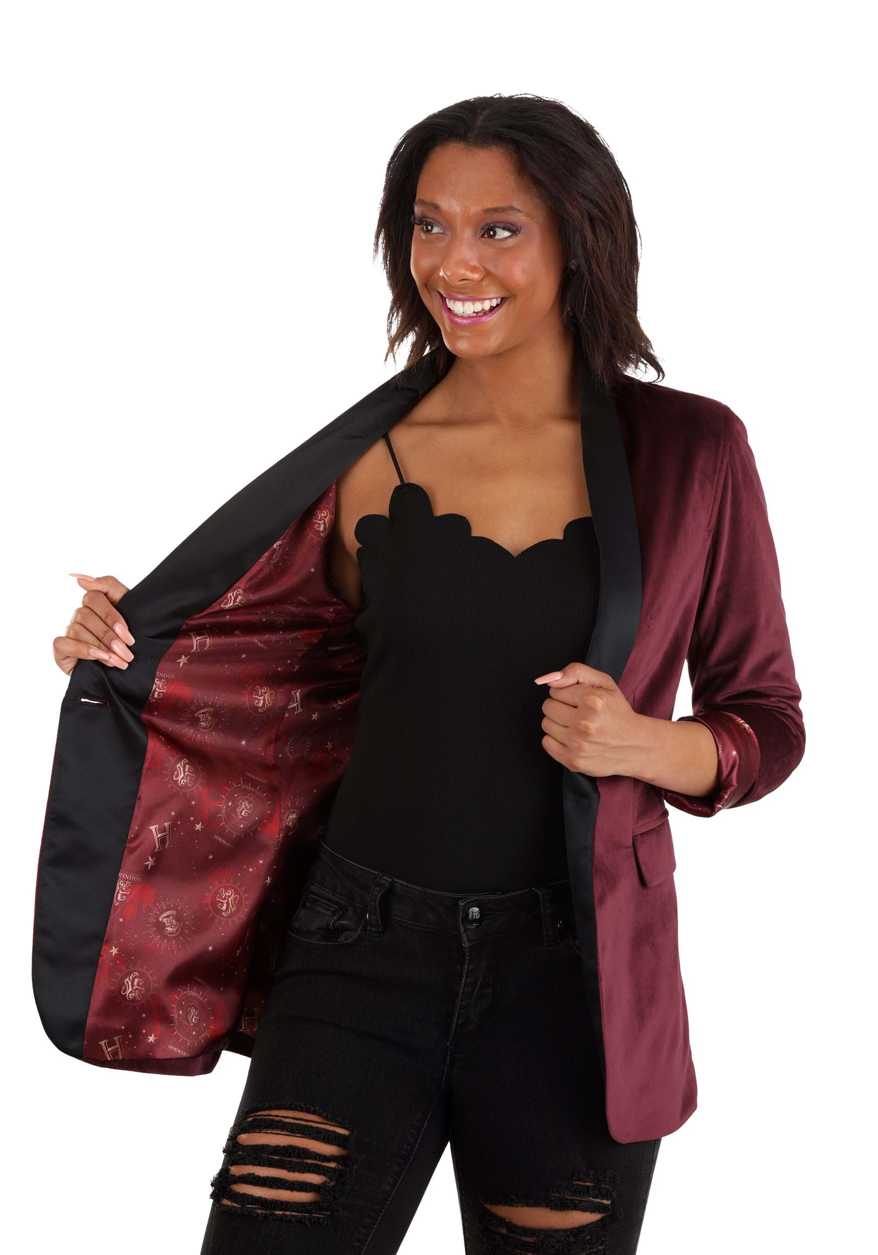 Blazer Donna Grifondoro Harry Potter - Giacca Elegante Ispirata Alla Saga, Taglia 4