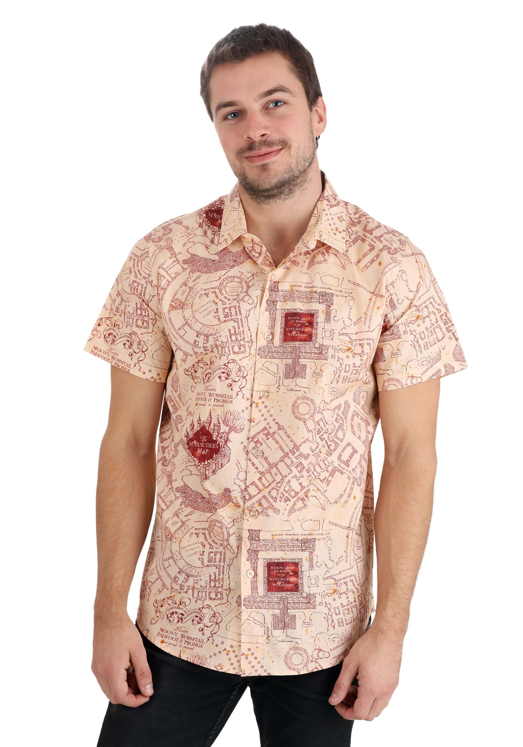 Marauders Map Harry Potter Shirt for Adults