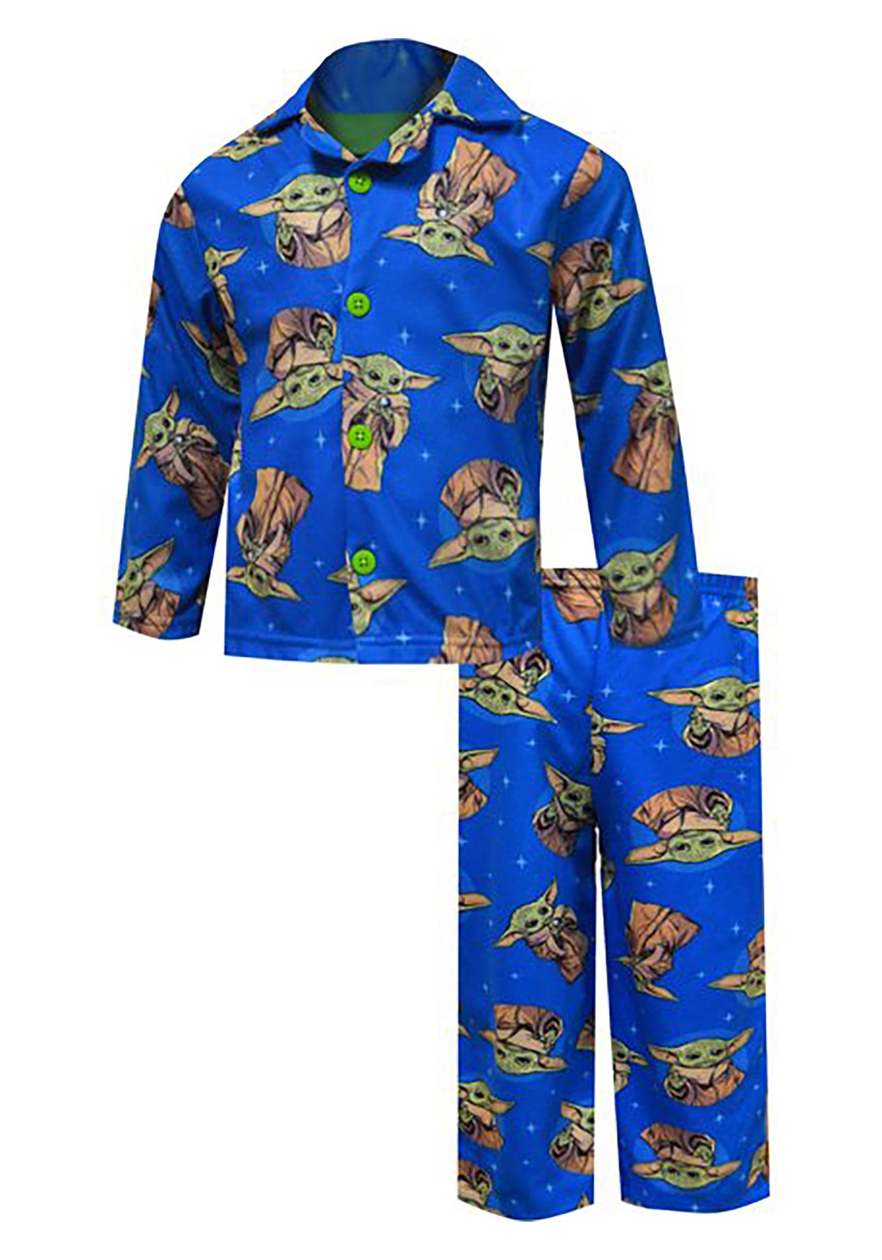 Boy's Grogu AOP Sleep Set , Pajama Set