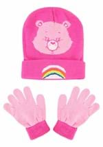 Kids Care Bear Cuffed Hat and Gloves Set Alt 1