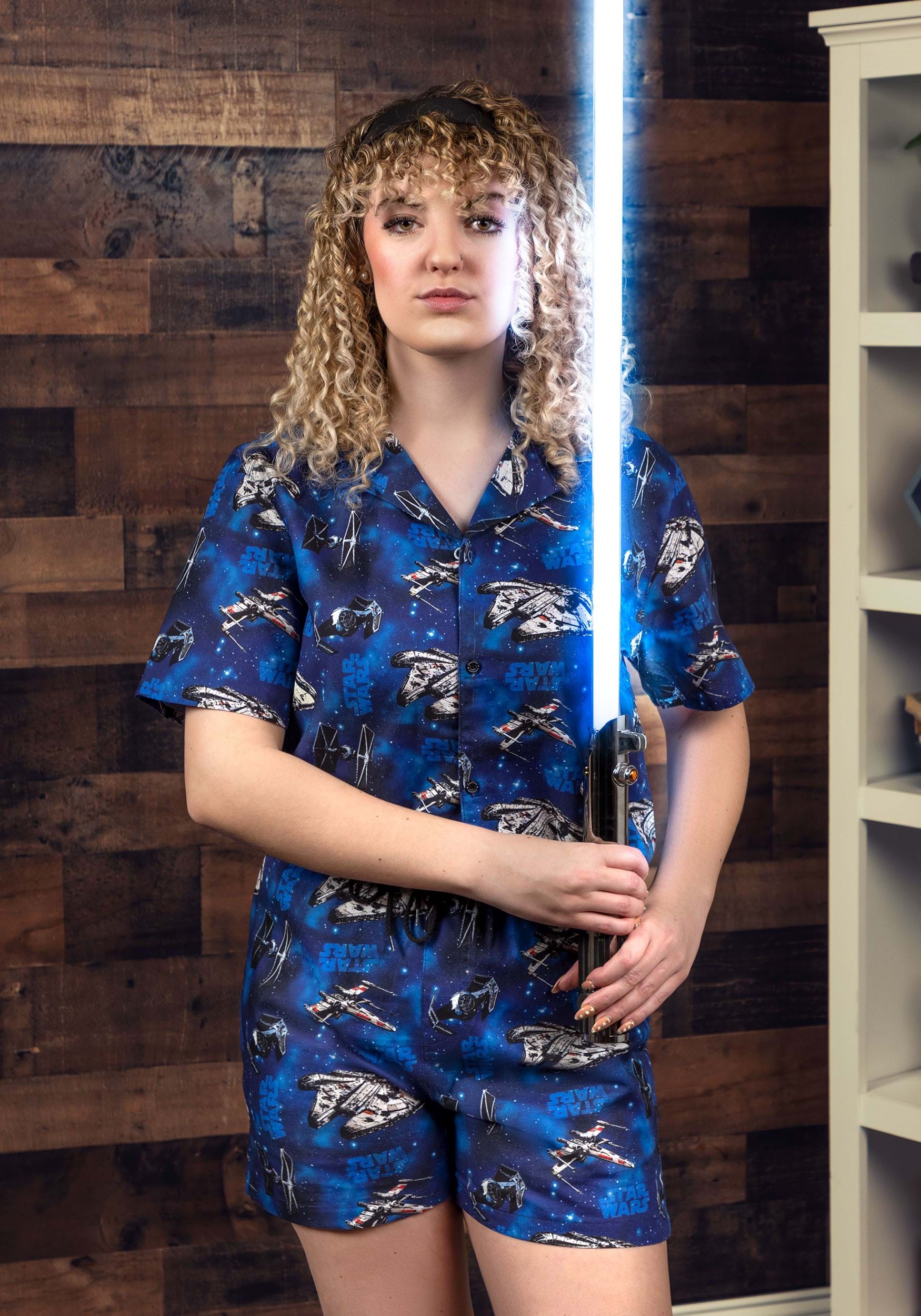 Adult Star Wars Co-ord Cakeworthy Button Up Shirt , Star Wars Gifts