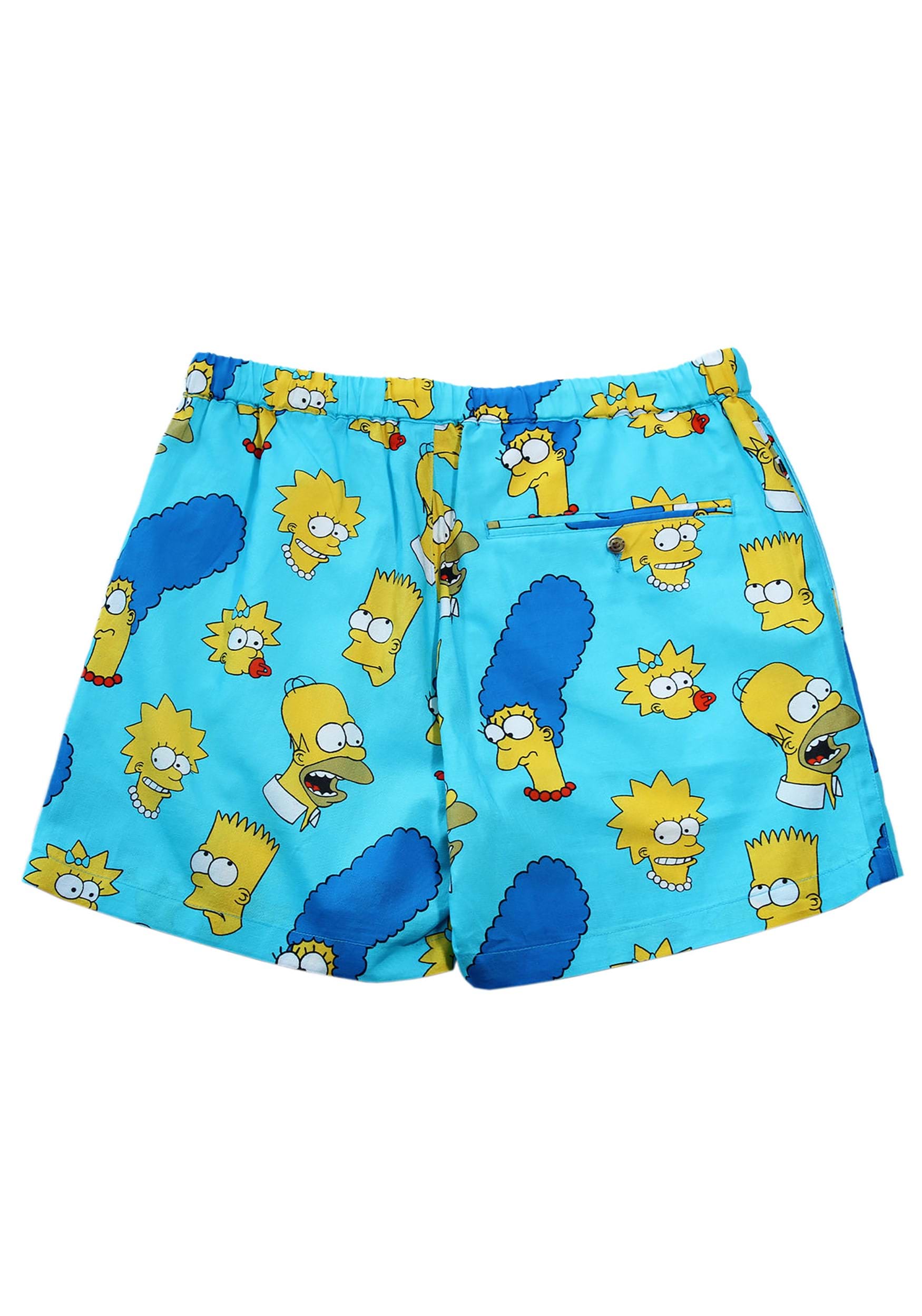 Adult Simpons Co-ord Cakworthy Shorts , Simpson Gifts