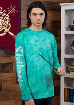 UNISEX SLYTHERIN TIE DYE LONG SLEEVE T-SHIRT_Update