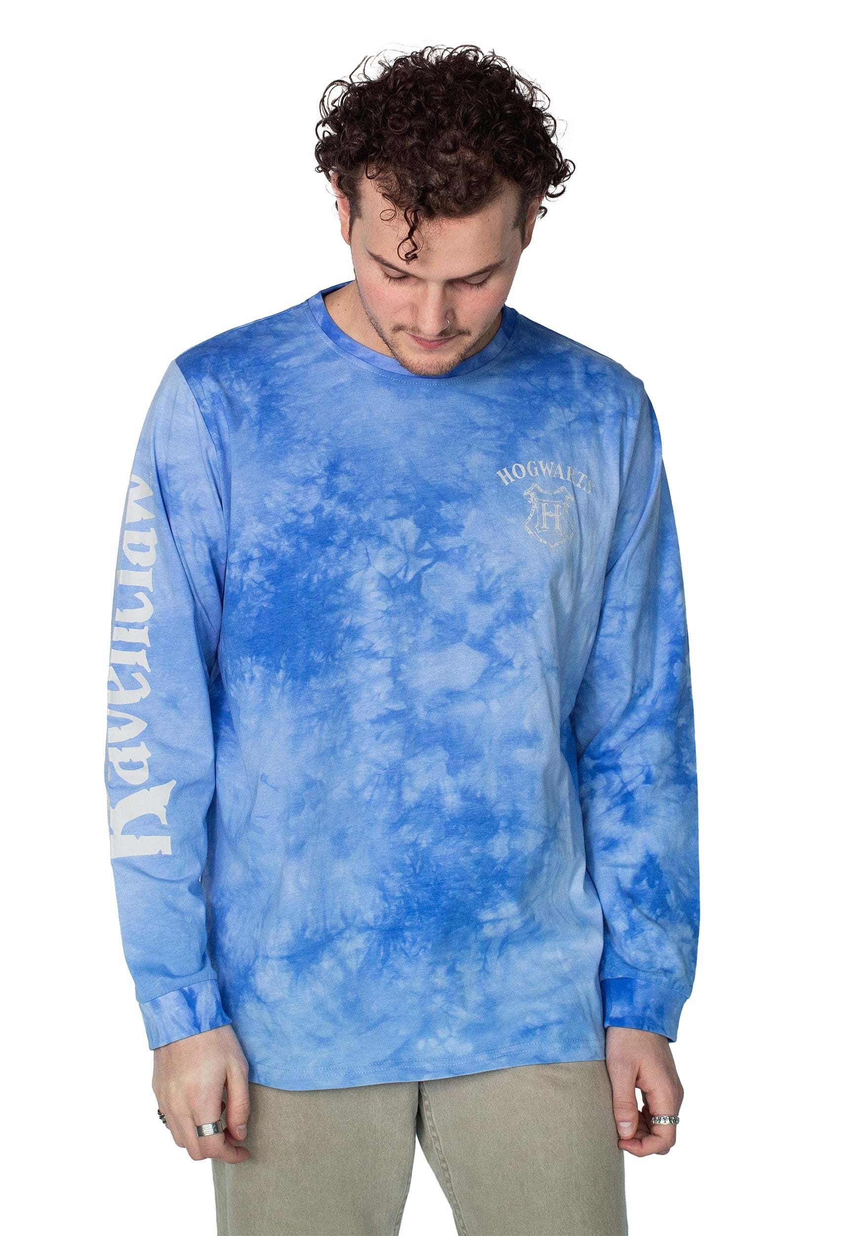 Unisex Ravenclaw Tie Dye Long Sleeve T-Shirt