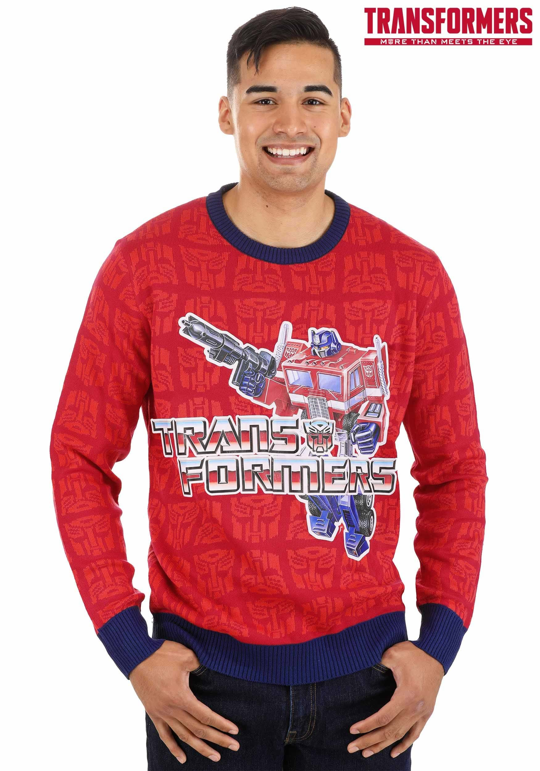 Transformers on sale ugly sweater