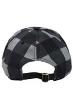 BEETLEJUICE LOGO EMBROIDERED TWILL PLAID HAT Alt 4