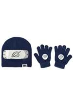 Naruto Hidden Leaf Village Youth Beanie Gloves Combo