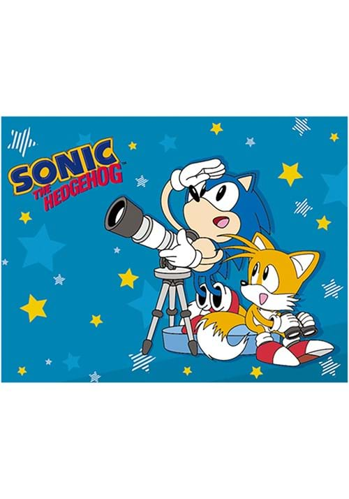 SONIC THE HEDGEHOG - SONIC & TAILS SUBLIMATION THROW