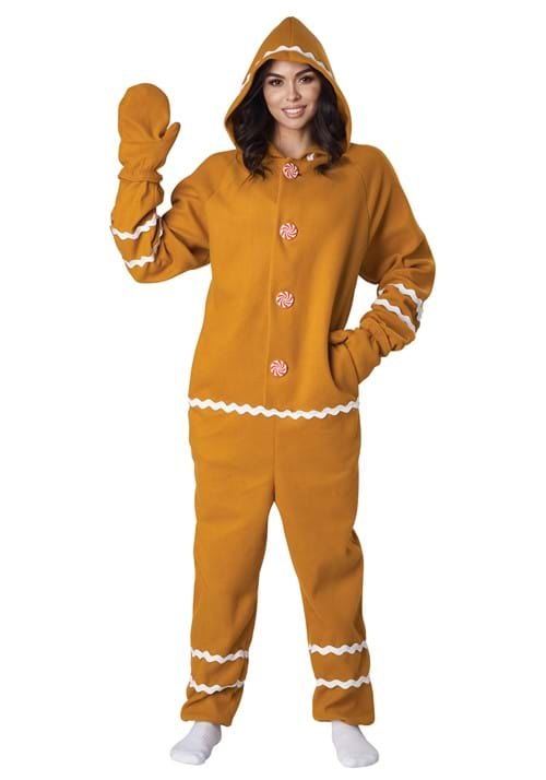 Adult Gingerbread Jumpsuit