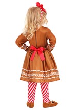 Toddler Gingerbread Costume Dress Alt 1