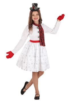 Snowgirl Girls Costume