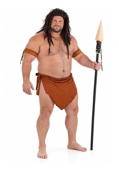 Adult Plus Size Jungle Man Costume upd