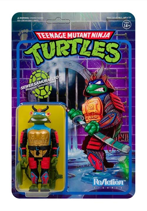 TMNT Reaction Wave 3 Samurai Leonard Action Figure