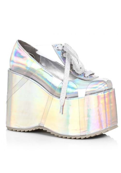 Women's Holographic Platform Shoes