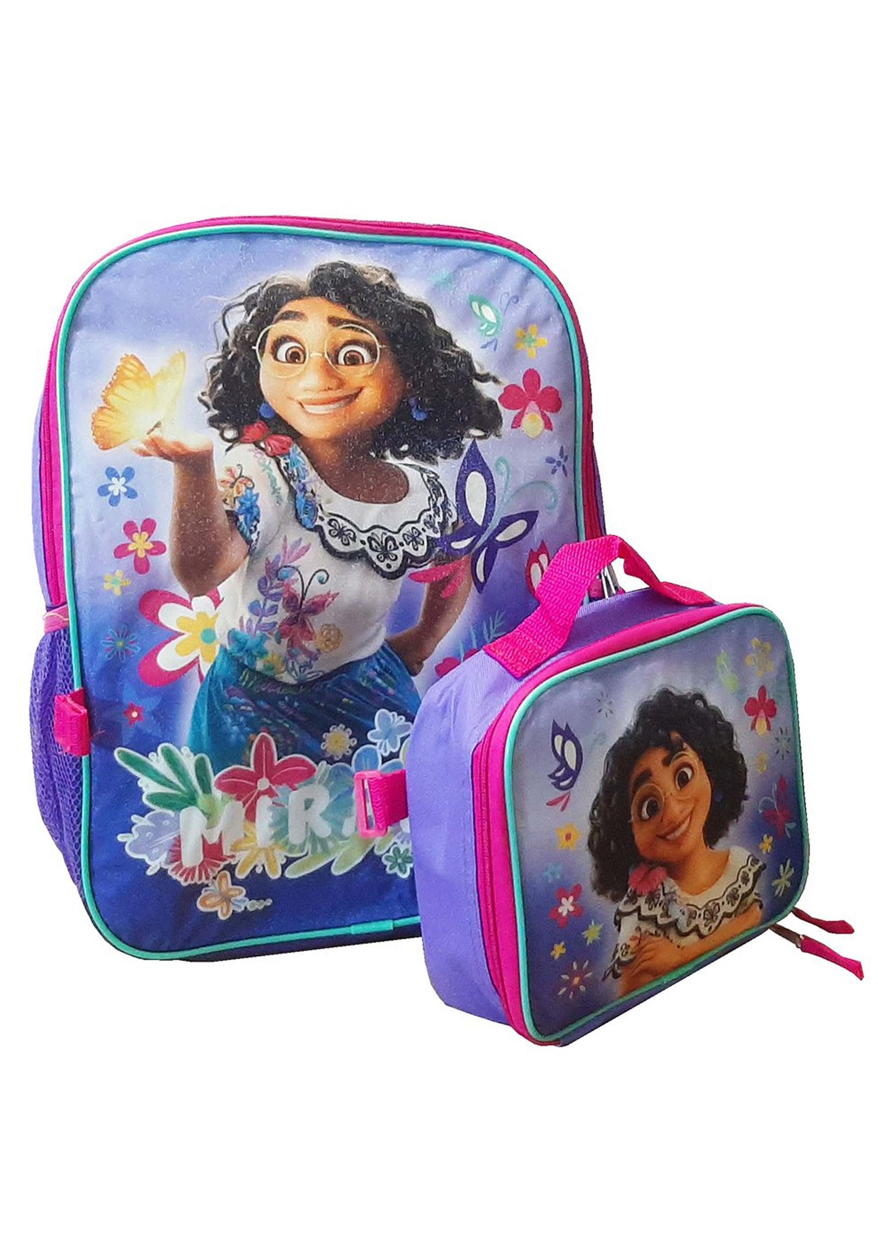16 Encanto Mirabel Backpack With Lunch Kit , Disney School Kits