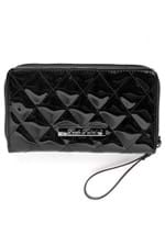 Bat Studded Quilted Patent Wallet Alt 1