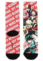 My Hero Academia Sublimated Print 3 Pair Youth Crew Socks 3